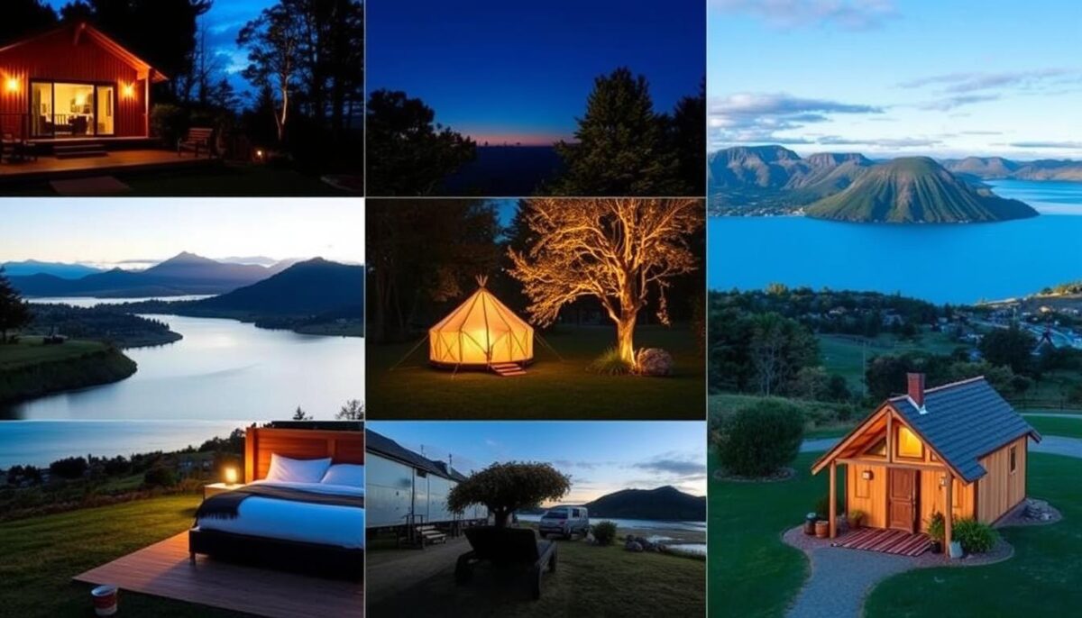 Types of accommodation in Taupo